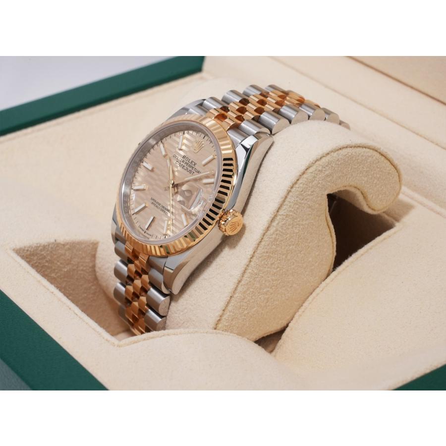 ロレックス デイトジャスト36 Ref.126233 ステンレススチール/イエローゴールド シャンパンフルーテッドモチーフ文字盤 | デイトジャスト | 03