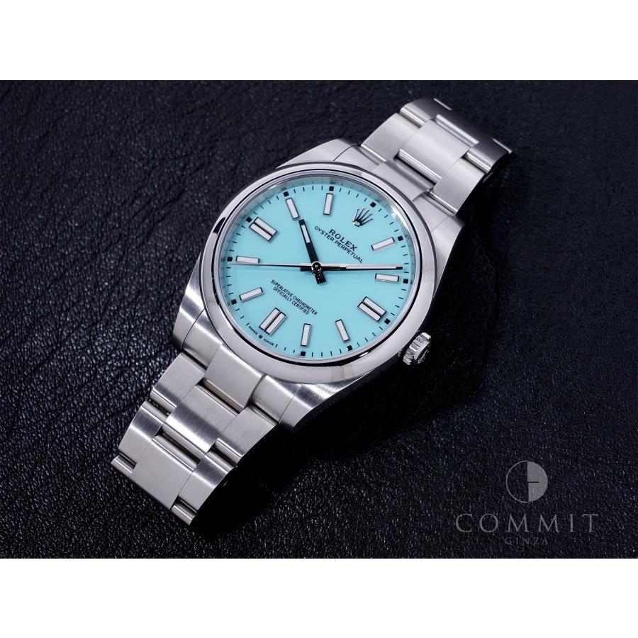 ロレックス オイスターパーペチュアル41 Ref.124300 ステンレススチール ターコイズ文字盤 | オイスター パーペチュアル | 10