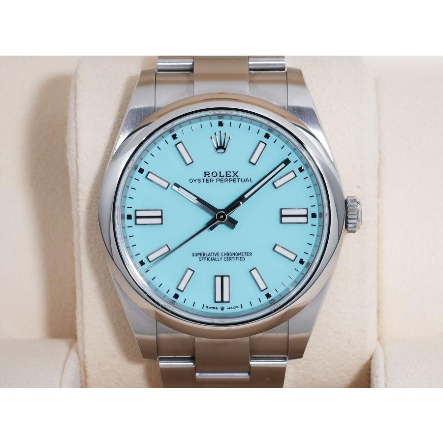ロレックス オイスターパーペチュアル41 Ref.124300 ステンレススチール ターコイズ文字盤 | オイスター パーペチュアル | 01