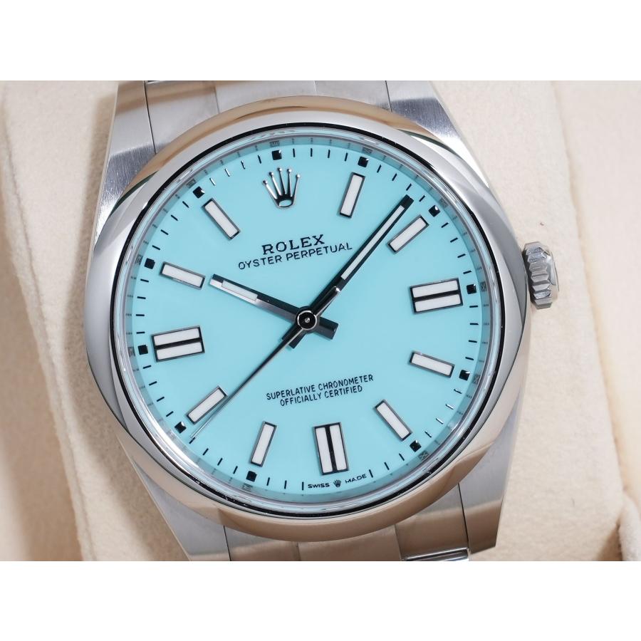 ロレックス オイスターパーペチュアル41 Ref.124300 ステンレススチール ターコイズ文字盤 | オイスター パーペチュアル | 02
