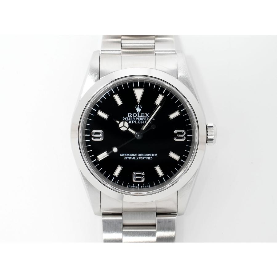ロレックス エクスプローラーI Ref.14270 ステンレススチール ブラック文字盤 オイスターブレスレット | エクスプローラー（ROLEX） | 01