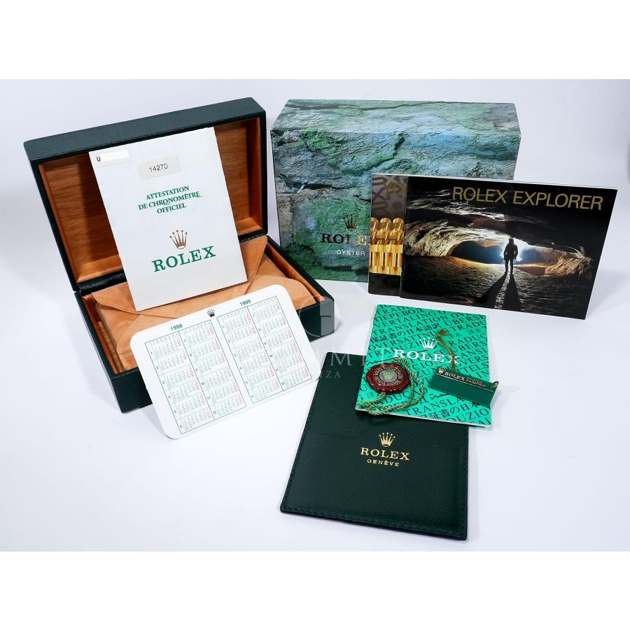 ロレックス エクスプローラーI Ref.14270 ステンレススチール ブラック文字盤 オイスターブレスレット | エクスプローラー（ROLEX） | 09