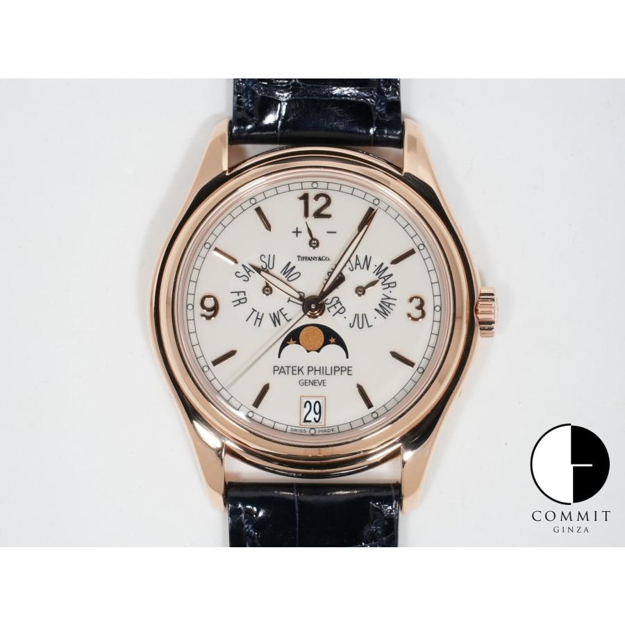 パテックフィリップ アニュアルカレンダー ムーン フェイズ  Tiffany&Co. Ref.5146R-001 18KRG アイボリー文字盤 | PATEK PHILIPPE