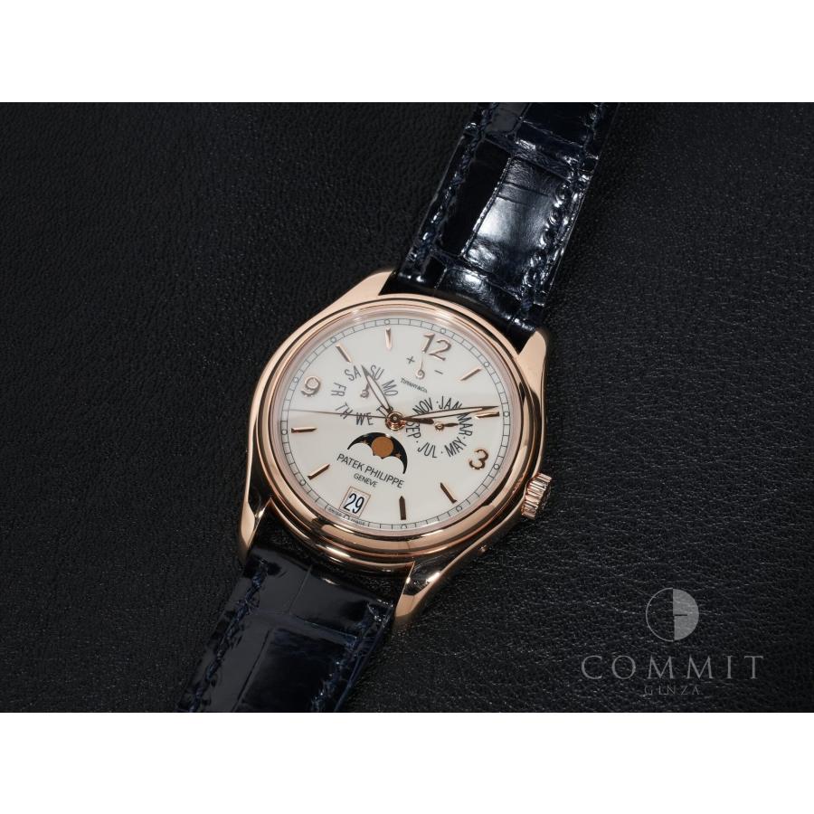 パテックフィリップ アニュアルカレンダー ムーン フェイズ  Tiffany&Co. Ref.5146R-001 18KRG アイボリー文字盤 | PATEK PHILIPPE | 14