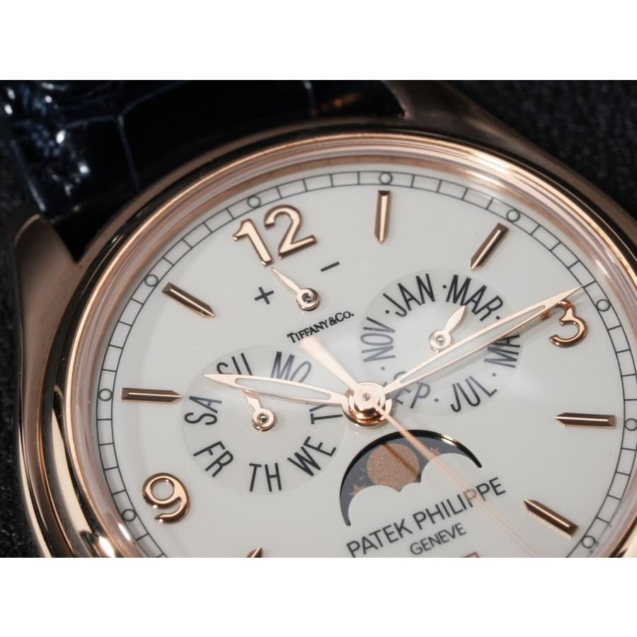 パテックフィリップ アニュアルカレンダー ムーン フェイズ  Tiffany&Co. Ref.5146R-001 18KRG アイボリー文字盤 | PATEK PHILIPPE | 15
