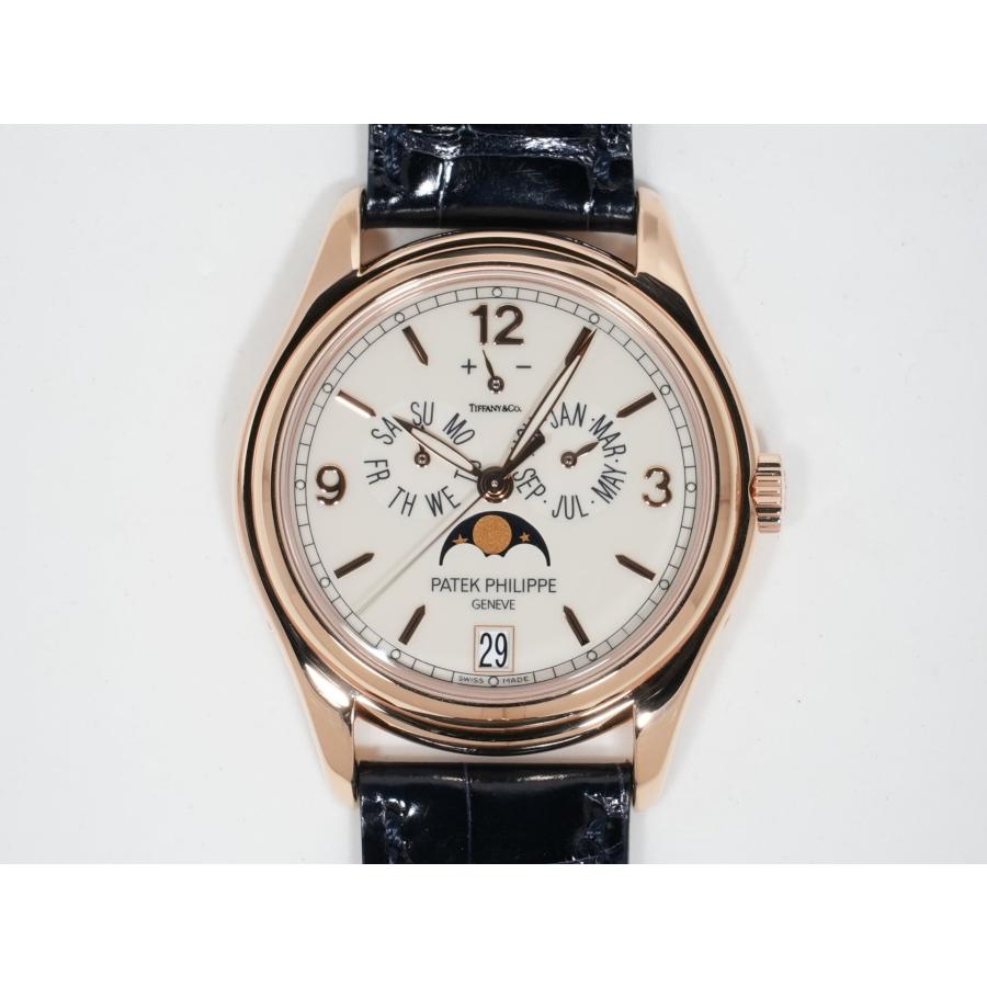 パテックフィリップ アニュアルカレンダー ムーン フェイズ  Tiffany&Co. Ref.5146R-001 18KRG アイボリー文字盤 | PATEK PHILIPPE | 01