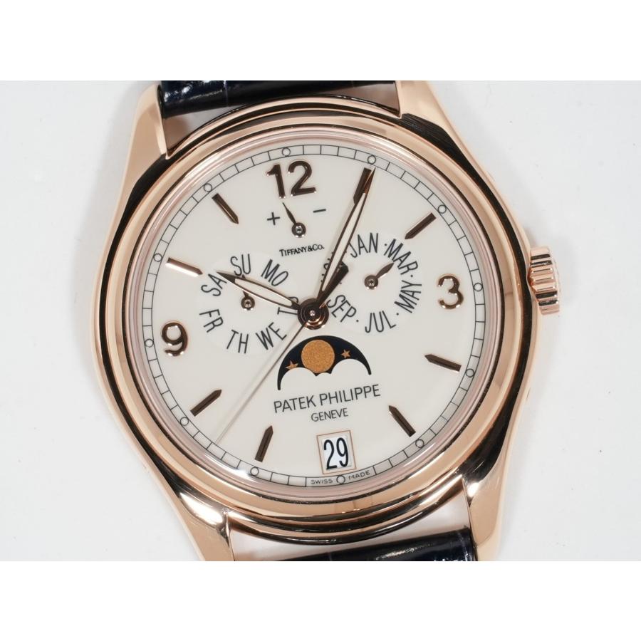 パテックフィリップ アニュアルカレンダー ムーン フェイズ  Tiffany&Co. Ref.5146R-001 18KRG アイボリー文字盤 | PATEK PHILIPPE | 02