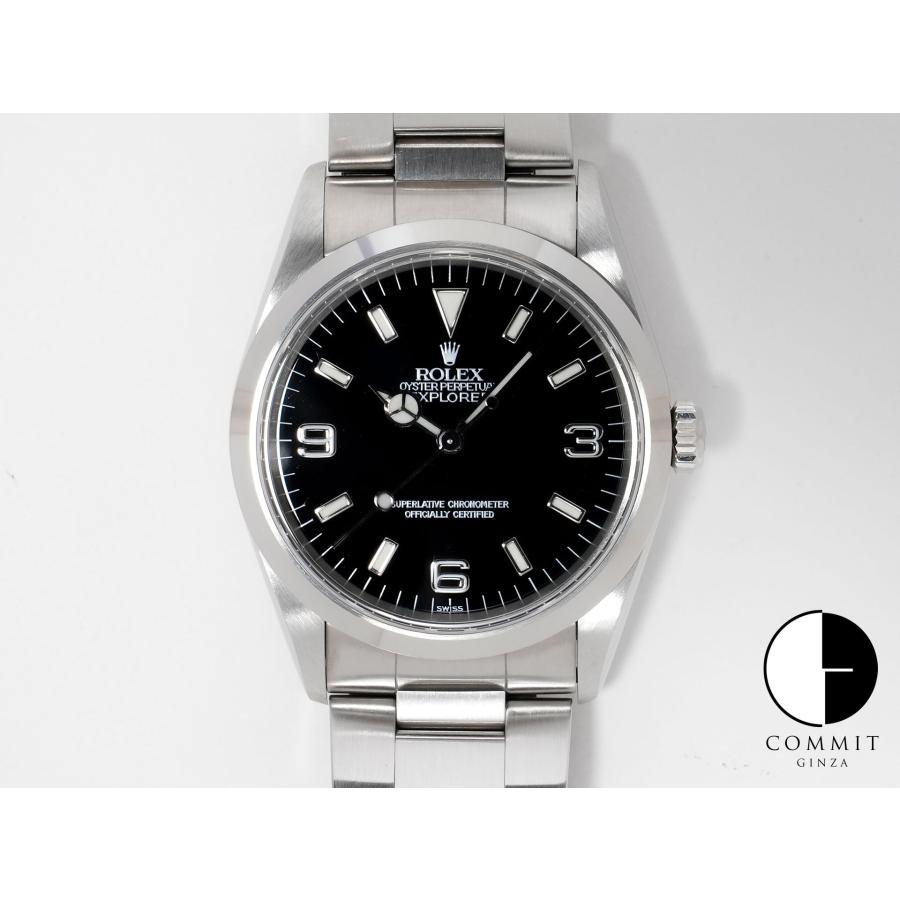 ロレックス エクスプローラーI Ref.14270 ステンレススチール ブラック文字盤 オイスターブレスレット | エクスプローラー（ROLEX）