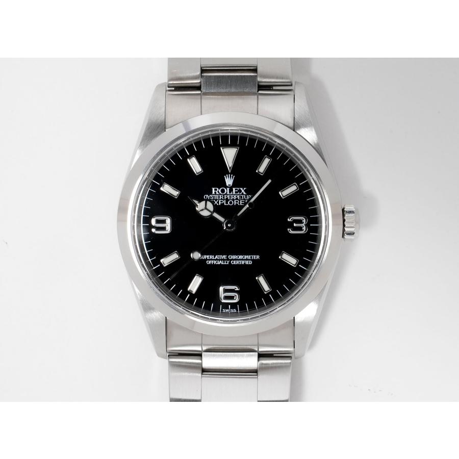 ロレックス エクスプローラーI Ref.14270 ステンレススチール ブラック文字盤 オイスターブレスレット | エクスプローラー（ROLEX） | 01