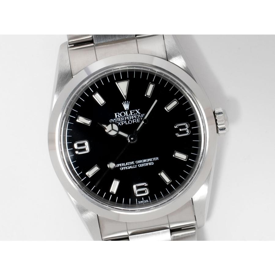 ロレックス エクスプローラーI Ref.14270 ステンレススチール ブラック文字盤 オイスターブレスレット | エクスプローラー（ROLEX） | 02