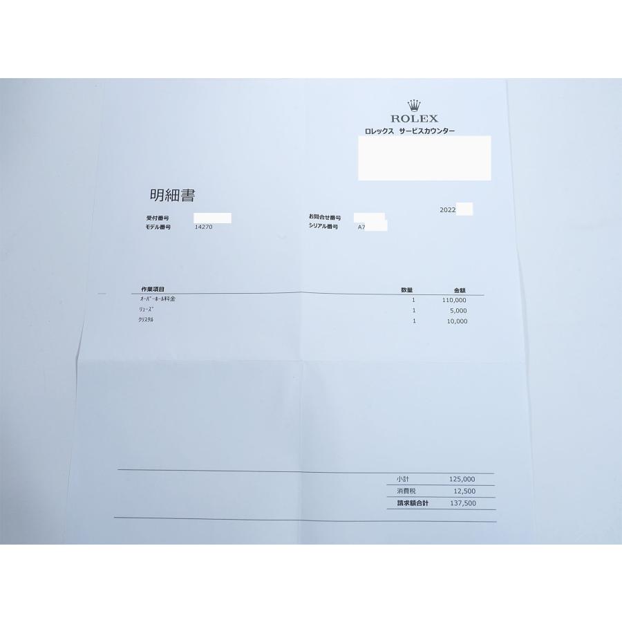 ロレックス エクスプローラーI Ref.14270 SS ブラック文字盤 | エクスプローラー（ROLEX） | 10