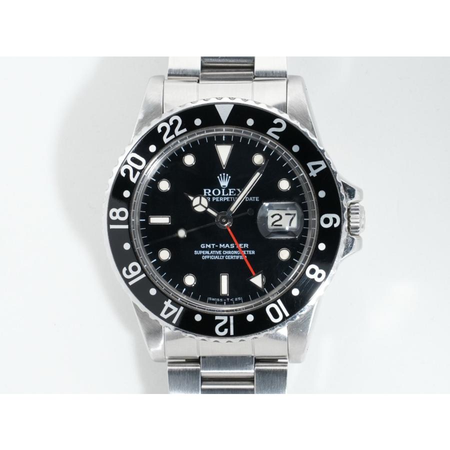 ロレックス GMTマスター Ref.16750 ステンレススチール ブラック文字盤 オイスターブレスレット | GMTマスター | 01