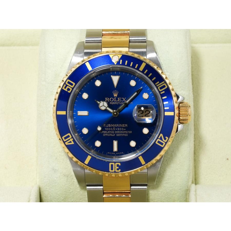 ロレックス サブマリーナー デイト Ref.16613 ステンレススチール/イエローゴールド ブルー文字盤 | サブマリーナー | 01