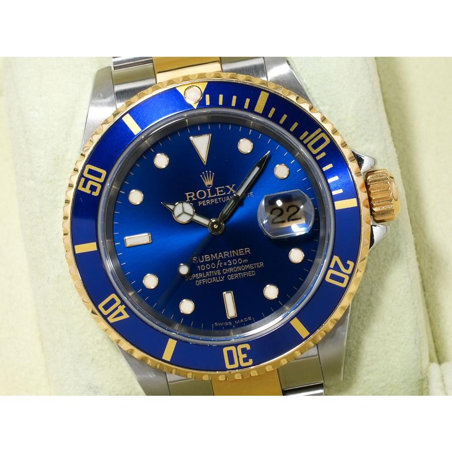 ロレックス サブマリーナー デイト Ref.16613 ステンレススチール/イエローゴールド ブルー文字盤 | サブマリーナー | 02