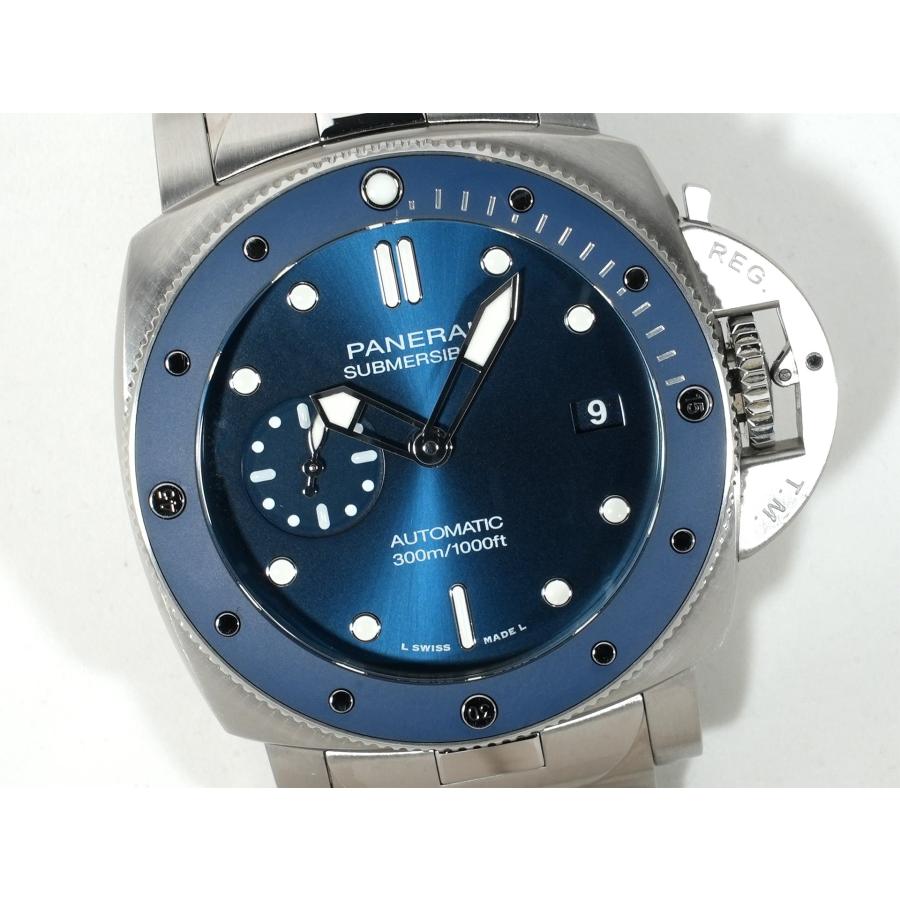 パネライ サブマーシブル ブルー ノッテ Ref.PAM01068 SS/CE ブルー文字盤 | OFFICINE PANERAI | 02