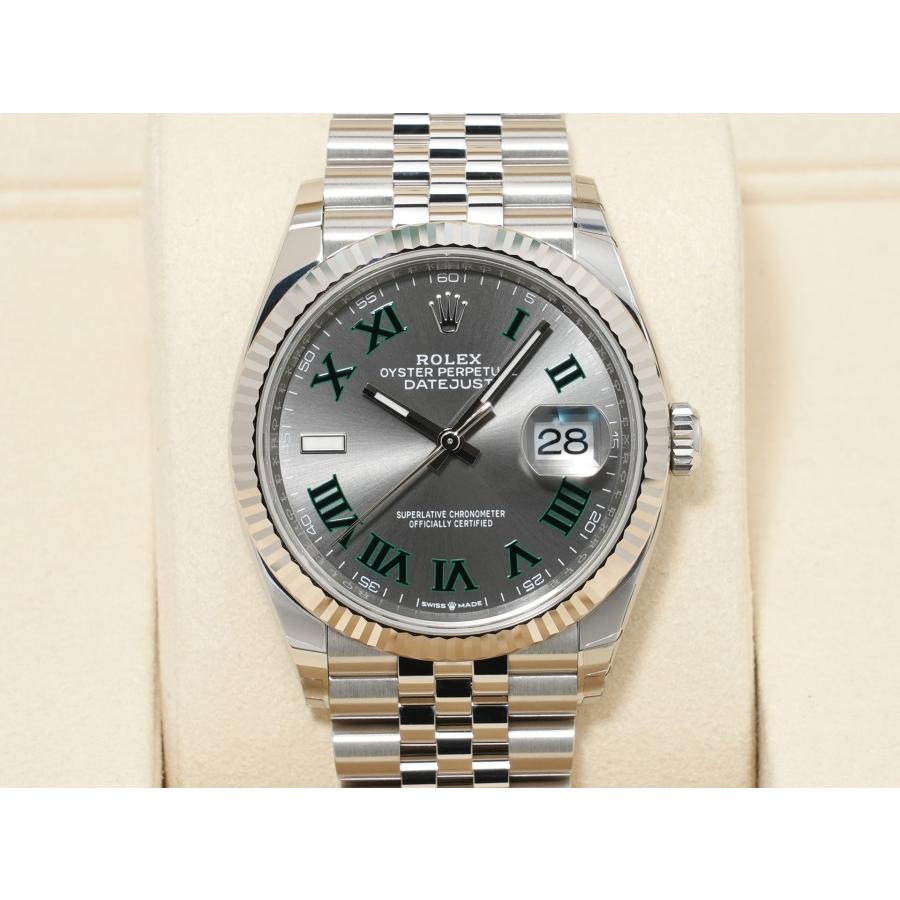 ロレックス デイトジャスト36 Ref.126234 SS/WG スレートローマン文字盤 ジュビリーブレスレット | デイトジャスト | 01