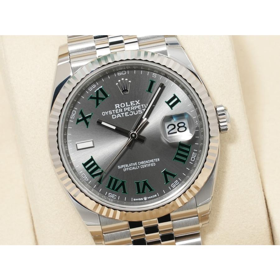 ロレックス デイトジャスト36 Ref.126234 SS/WG スレートローマン文字盤 ジュビリーブレスレット | デイトジャスト | 02