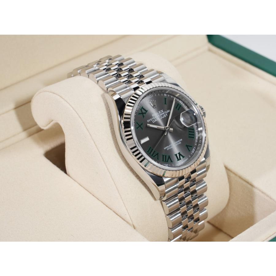 ロレックス デイトジャスト36 Ref.126234 SS/WG スレートローマン文字盤 ジュビリーブレスレット | デイトジャスト | 04