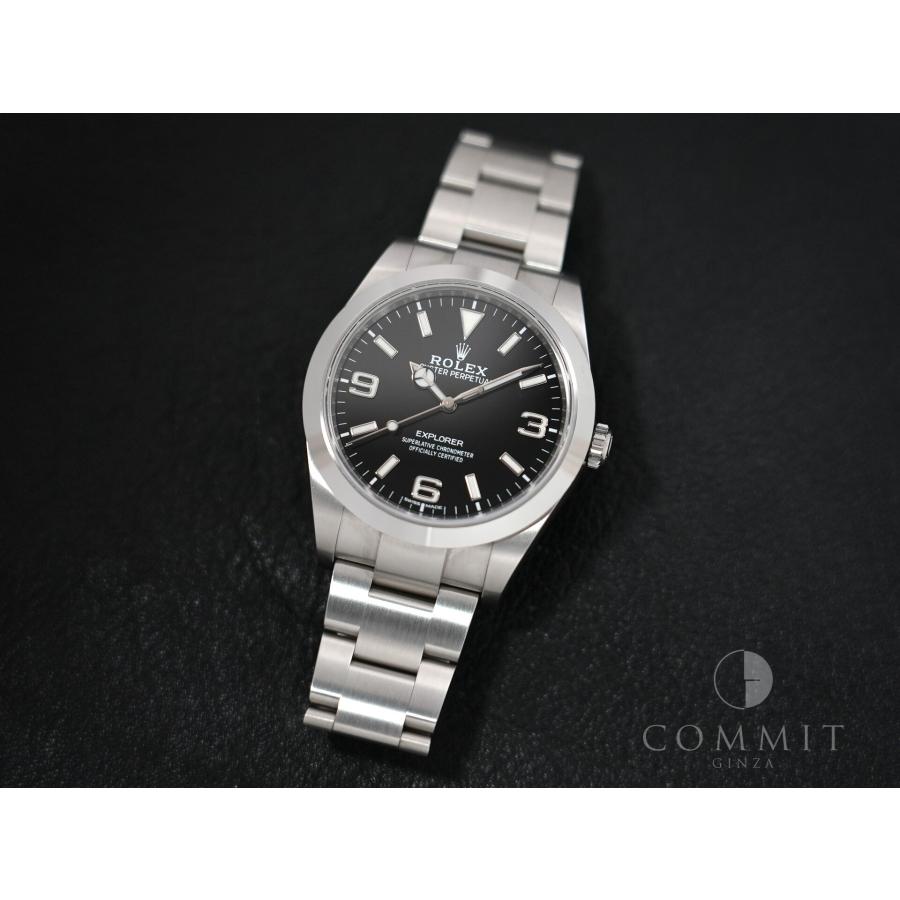 ロレックス エクスプローラーI Ref.214270 ステンレススチール ブラック文字盤 オイスターブレスレット | エクスプローラー（ROLEX） | 10