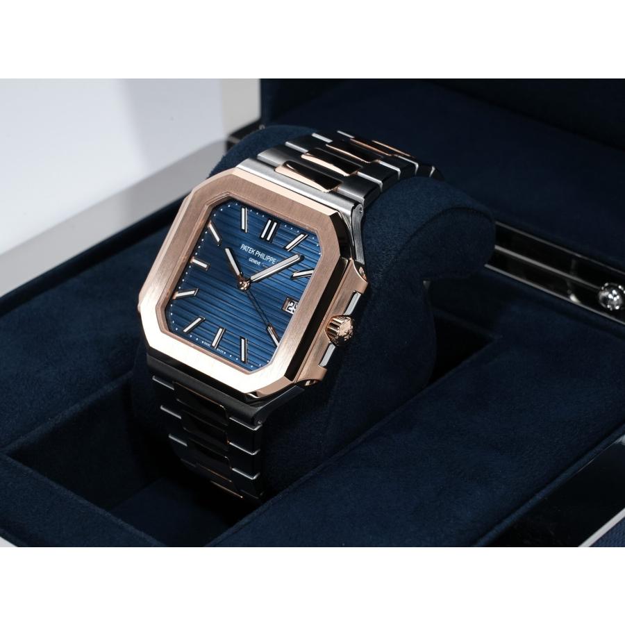 パテックフィリップ キュビタス Ref.5821/1AR-001 ステンレススチール/ローズゴールド ブルーソレイユ文字盤 | PATEK PHILIPPE | 03