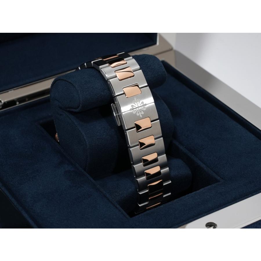 パテックフィリップ キュビタス Ref.5821/1AR-001 ステンレススチール/ローズゴールド ブルーソレイユ文字盤 | PATEK PHILIPPE | 05