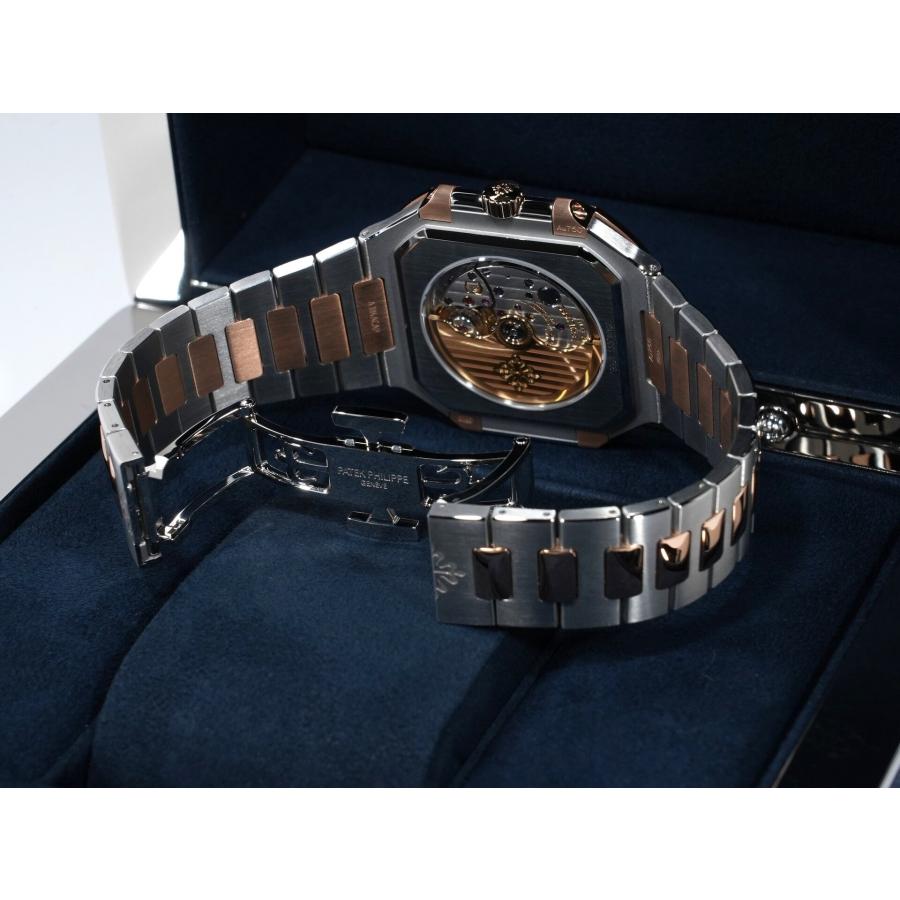 パテックフィリップ キュビタス Ref.5821/1AR-001 ステンレススチール/ローズゴールド ブルーソレイユ文字盤 | PATEK PHILIPPE | 06