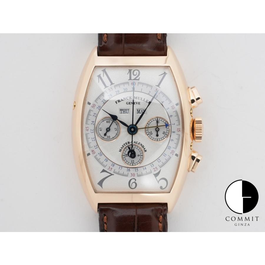 フランクミュラー トノーカーベックス マスターカレンダー クロノグラフ Ref.6850CCMC イエローゴールド シルバー文字盤 | FRANCK MULLER