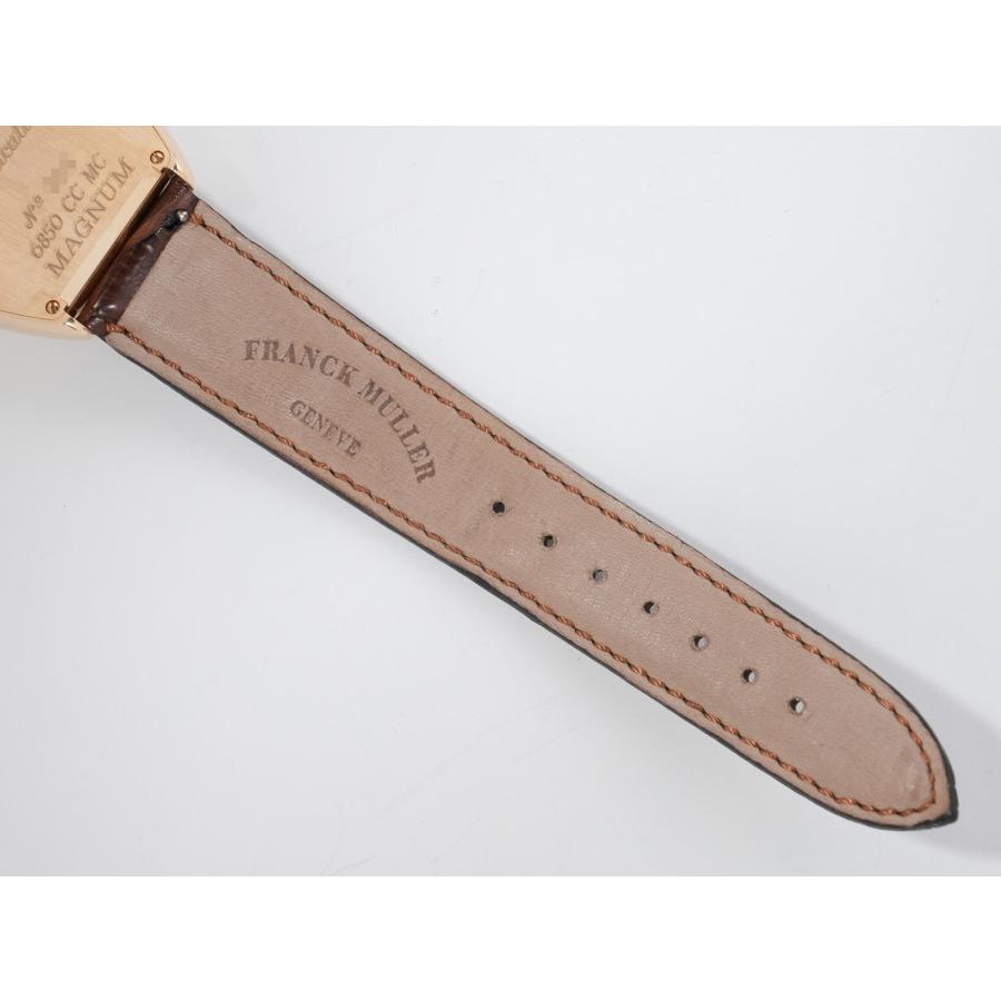 フランクミュラー トノーカーベックス マスターカレンダー クロノグラフ Ref.6850CCMC イエローゴールド シルバー文字盤 | FRANCK MULLER | 10