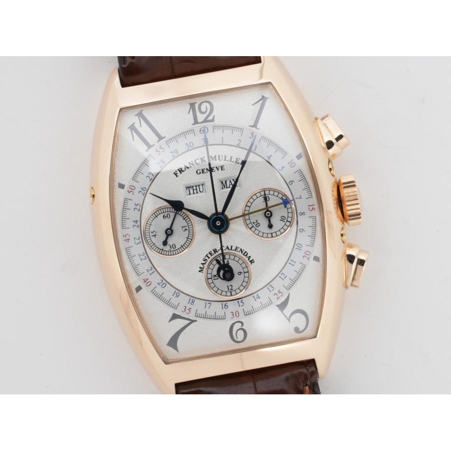 フランクミュラー トノーカーベックス マスターカレンダー クロノグラフ Ref.6850CCMC イエローゴールド シルバー文字盤 | FRANCK MULLER | 02