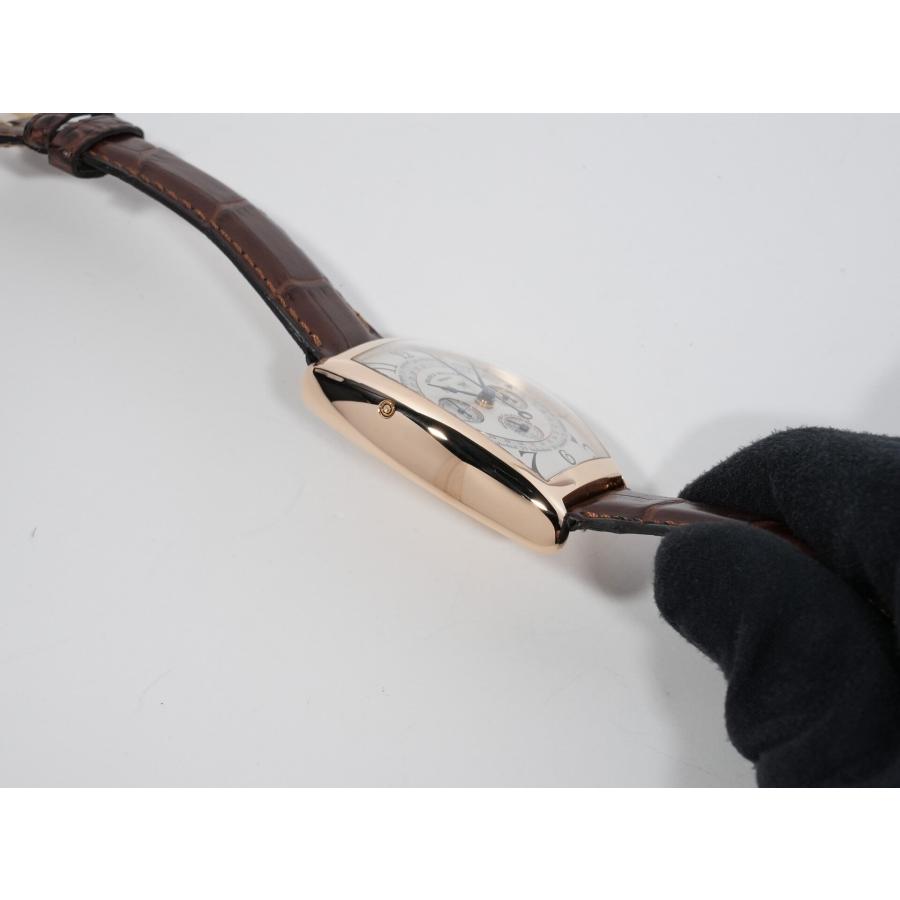 フランクミュラー トノーカーベックス マスターカレンダー クロノグラフ Ref.6850CCMC イエローゴールド シルバー文字盤 | FRANCK MULLER | 04