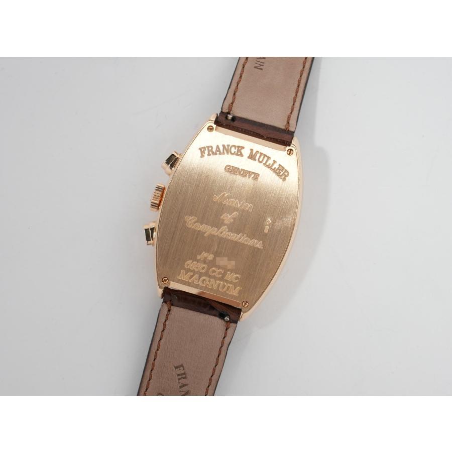 フランクミュラー トノーカーベックス マスターカレンダー クロノグラフ Ref.6850CCMC イエローゴールド シルバー文字盤 | FRANCK MULLER | 06