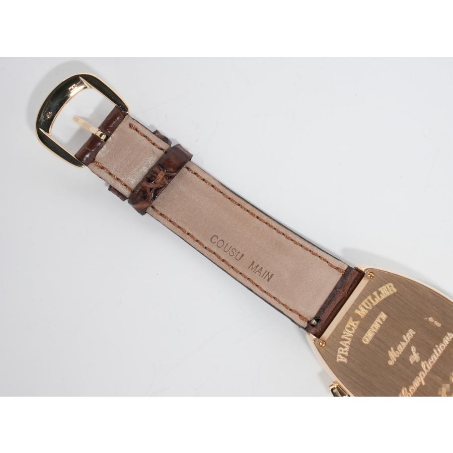 フランクミュラー トノーカーベックス マスターカレンダー クロノグラフ Ref.6850CCMC イエローゴールド シルバー文字盤 | FRANCK MULLER | 08