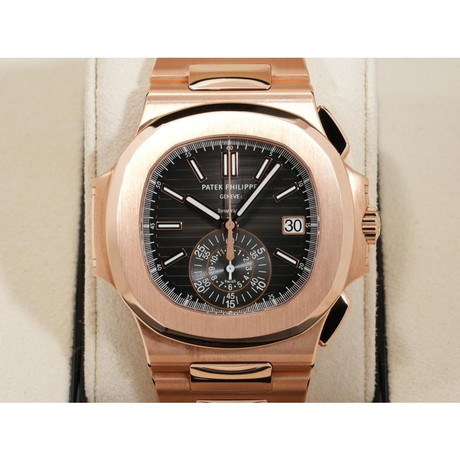 パテックフィリップ ノーチラス クロノグラフ TIFFANY＆CO. Ref.5980/1R-001 18KRG ブラックグラデーション文字盤 | ノーチラス | 01