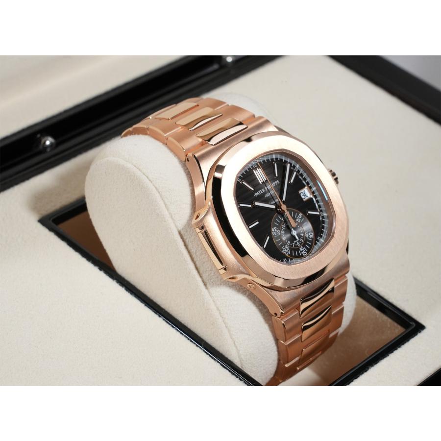 パテックフィリップ ノーチラス クロノグラフ TIFFANY＆CO. Ref.5980/1R-001 18KRG ブラックグラデーション文字盤 | ノーチラス | 04