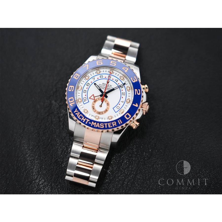 ロレックス ヨットマスターII Ref.116681 ステンレススチール/エバーローズゴールド ホワイト文字盤 | ヨットマスター | 11