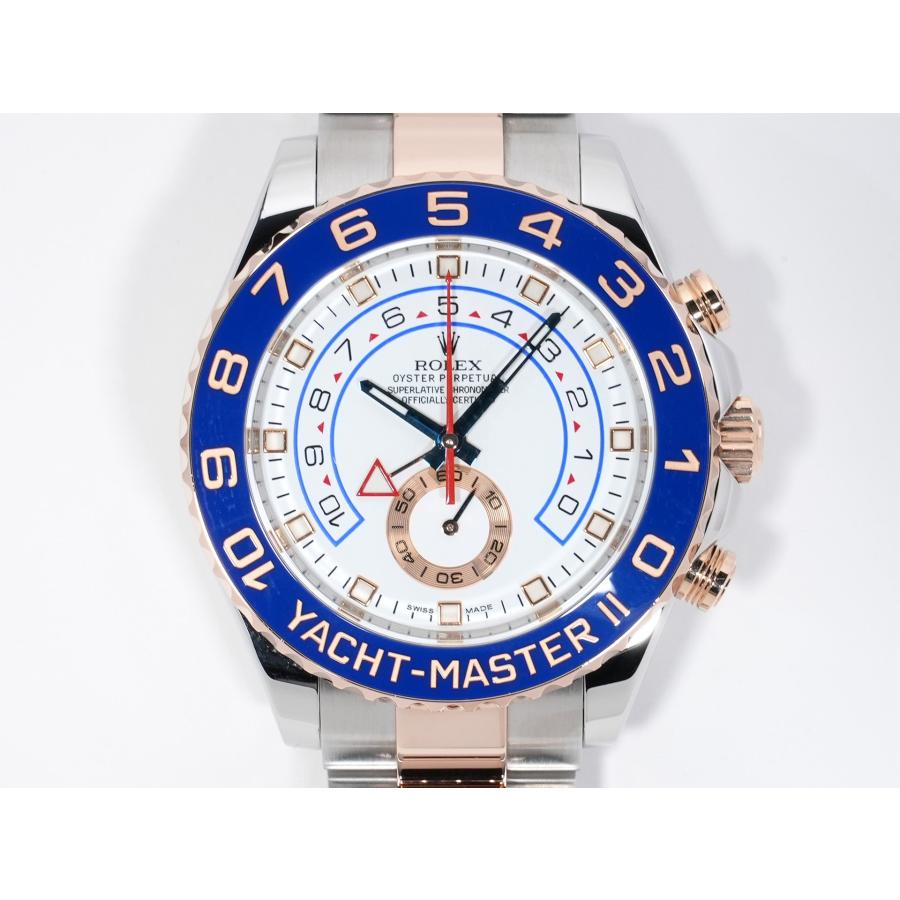 ロレックス ヨットマスターII Ref.116681 ステンレススチール/エバーローズゴールド ホワイト文字盤 | ヨットマスター | 01