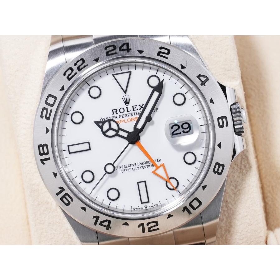 ロレックス エクスプローラーII Ref.226570 ステンレススチール ホワイト文字盤 オイスターブレスレット | エクスプローラーII | 02