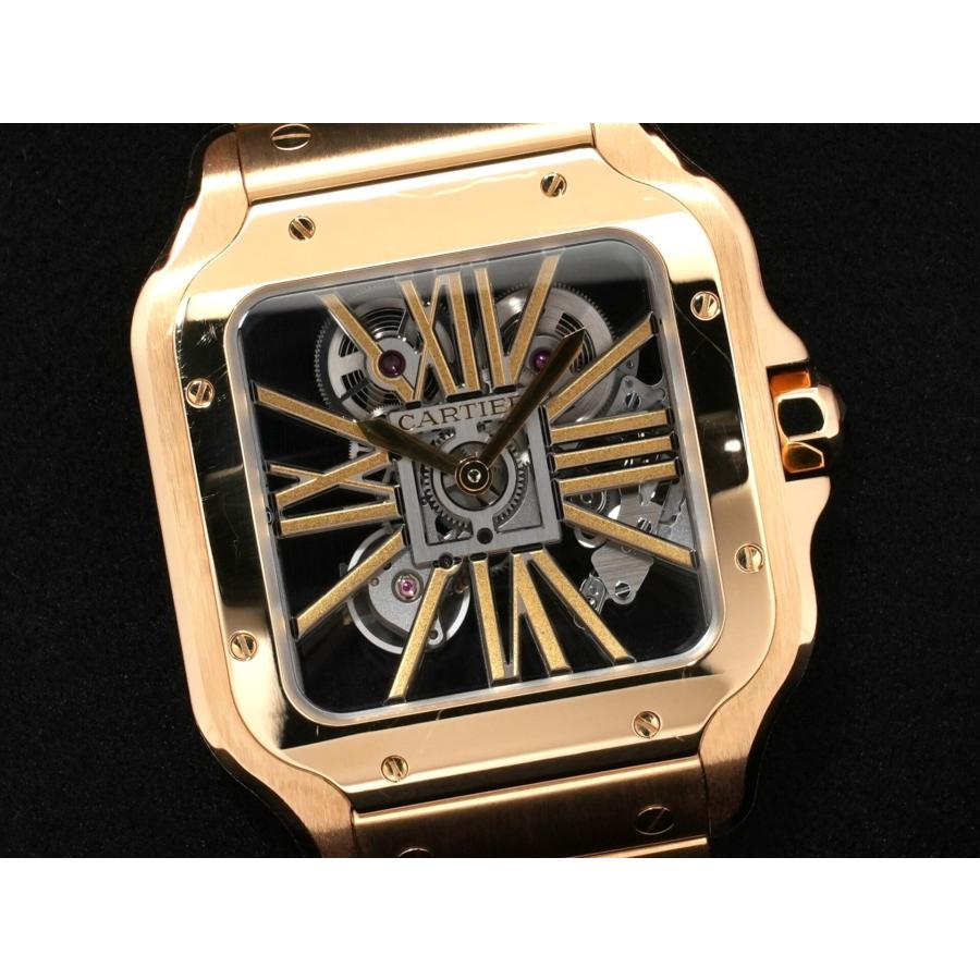 カルティエ サントス ドゥ カルティエ LM Ref.WHSA0042 イエローゴールド スケルトン文字盤 | Cartier | 02