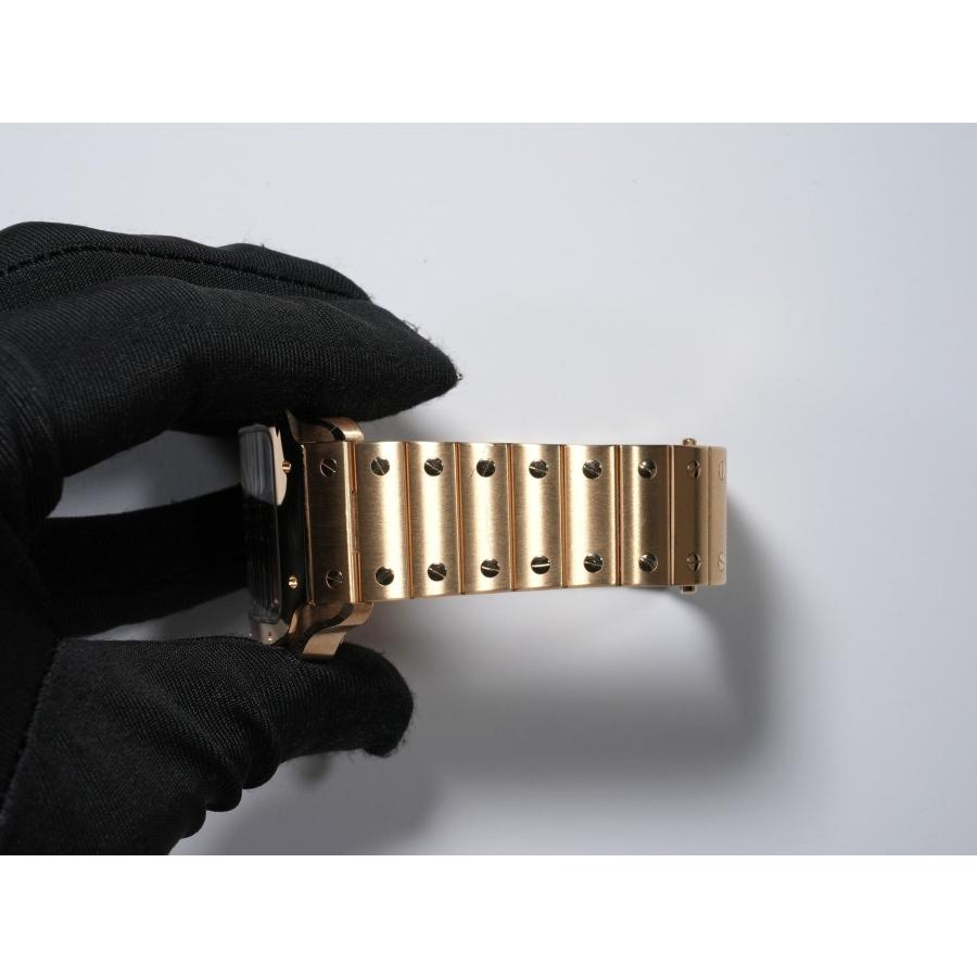 カルティエ サントス ドゥ カルティエ LM Ref.WHSA0042 イエローゴールド スケルトン文字盤 | Cartier | 08