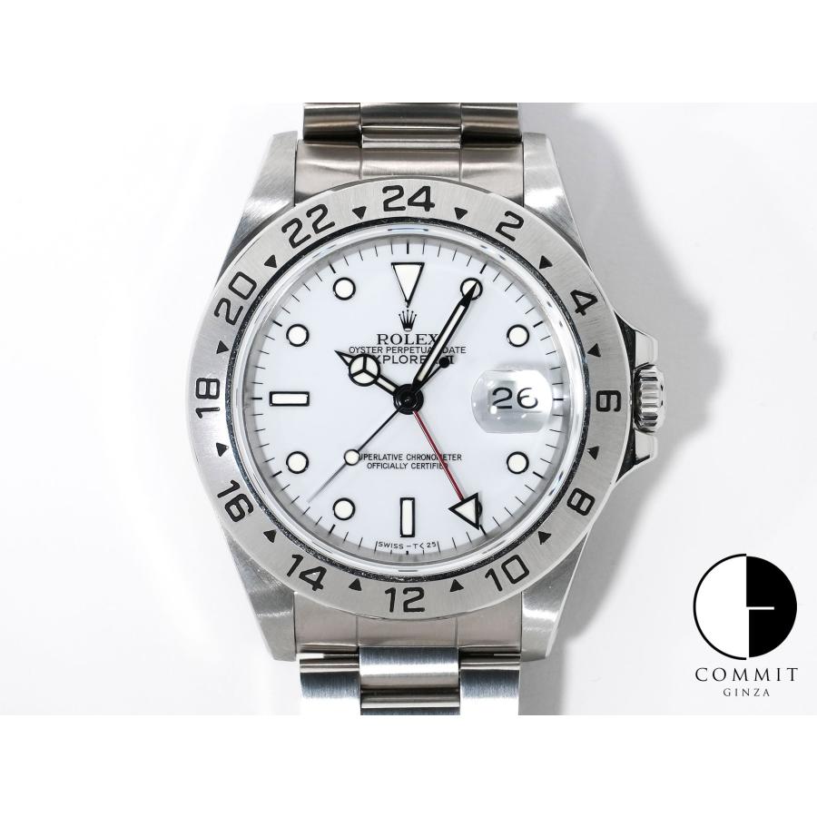 ロレックス エクスプローラーII Ref.16570 ステンレススチール ホワイト文字盤 オイスターブレスレット | エクスプローラーII