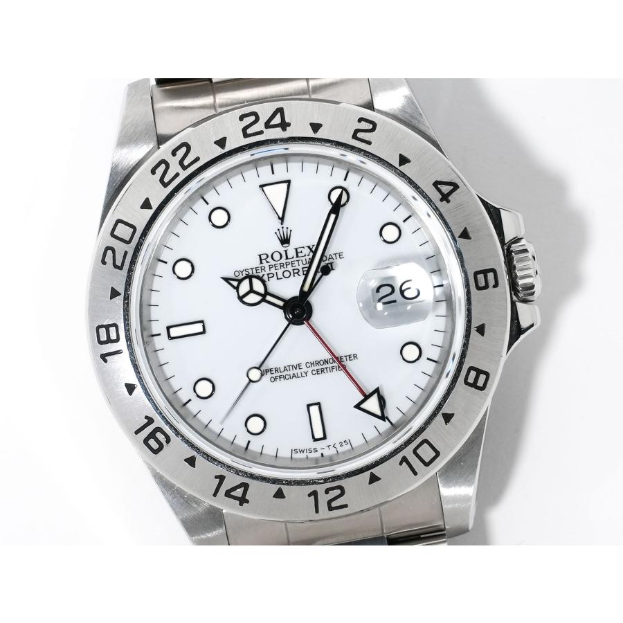 ロレックス エクスプローラーII Ref.16570 ステンレススチール ホワイト文字盤 オイスターブレスレット | エクスプローラーII | 02