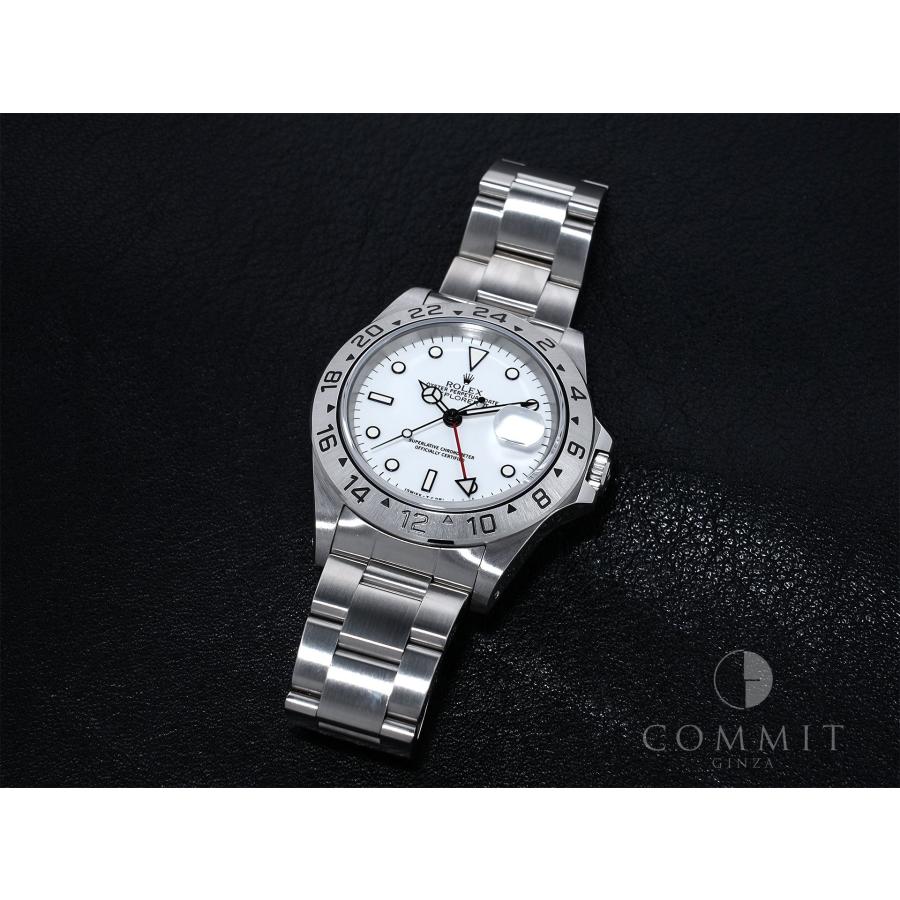 ロレックス エクスプローラーII Ref.16570 ステンレススチール ホワイト文字盤 オイスターブレスレット | エクスプローラーII | 10