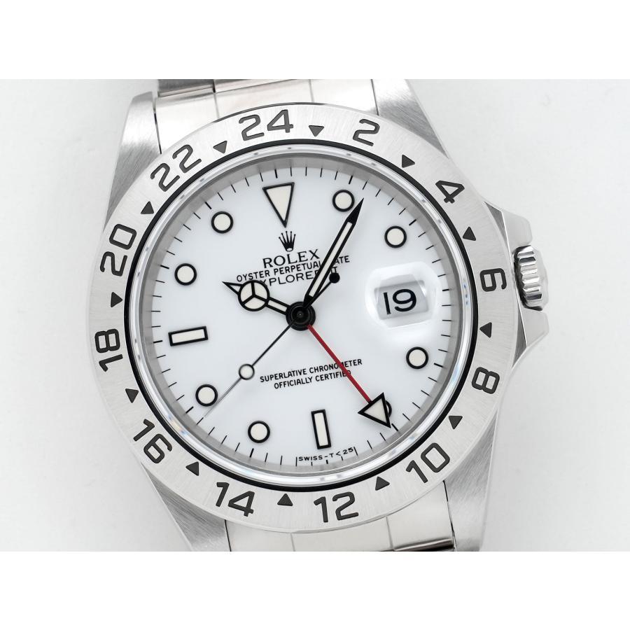ロレックス エクスプローラーII Ref.16570 ステンレススチール ホワイト文字盤 オイスターブレスレット | エクスプローラーII | 02
