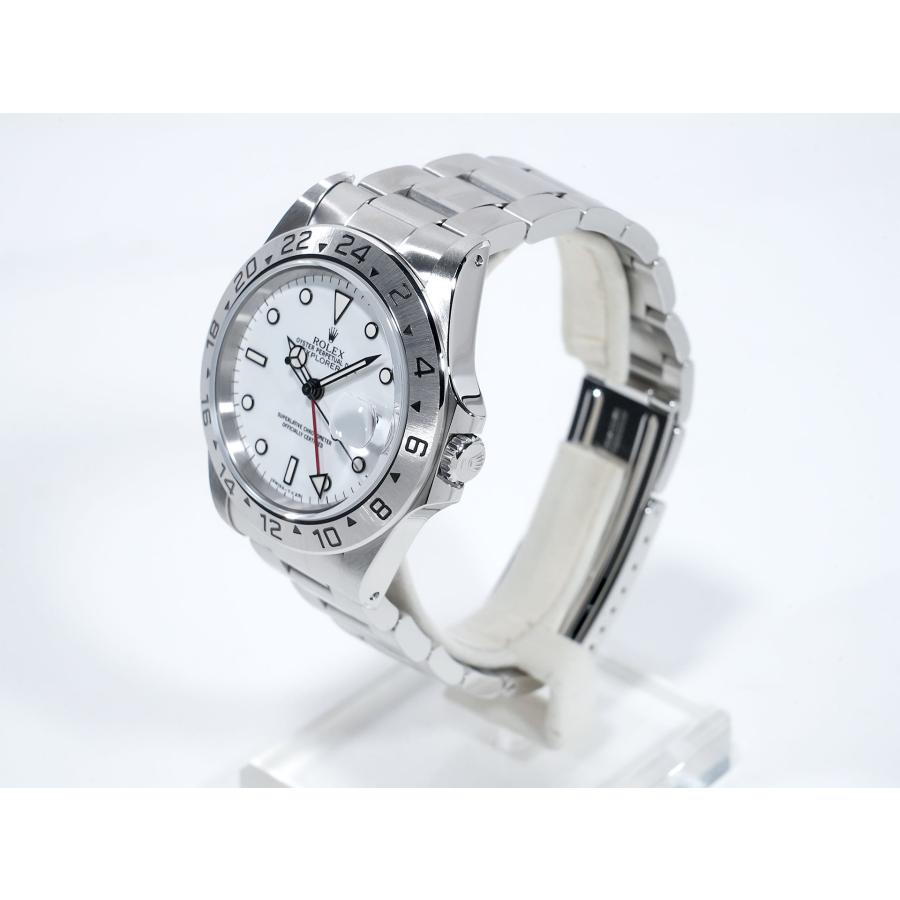 ロレックス エクスプローラーII Ref.16570 ステンレススチール ホワイト文字盤 オイスターブレスレット | エクスプローラーII | 03
