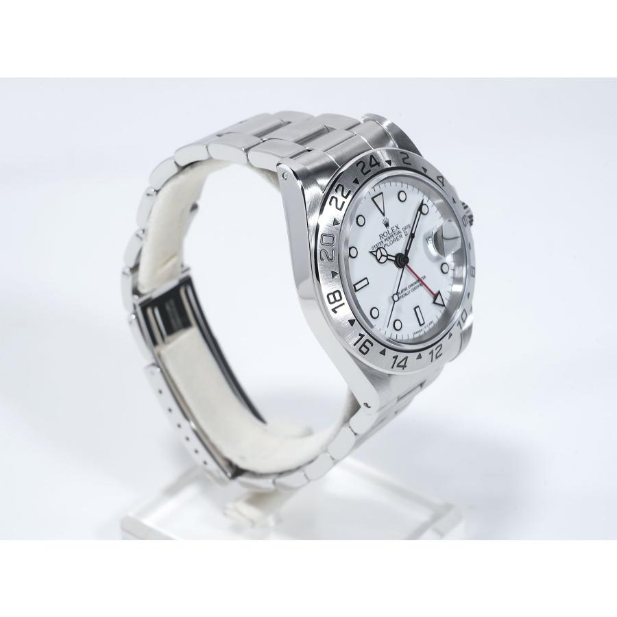 ロレックス エクスプローラーII Ref.16570 ステンレススチール ホワイト文字盤 オイスターブレスレット | エクスプローラーII | 04
