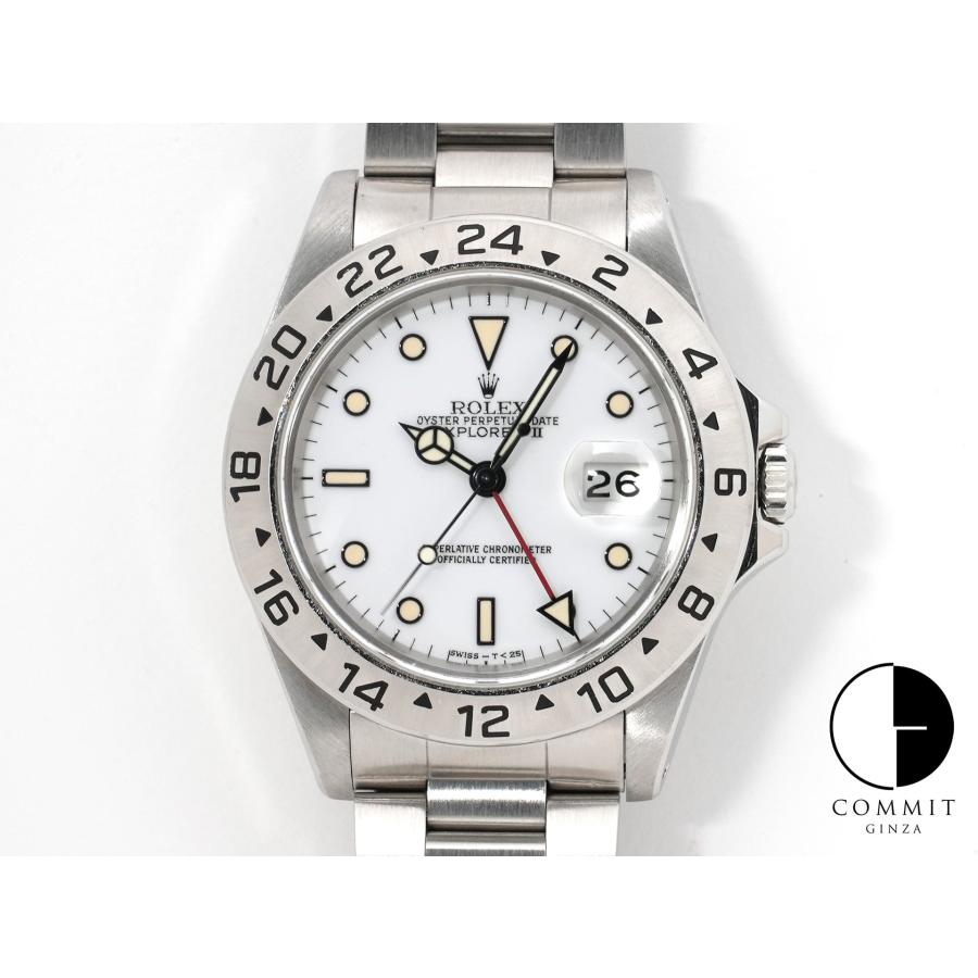 ロレックス エクスプローラーII Ref.16570 ステンレススチール ホワイト文字盤 オイスターブレスレット | エクスプローラーII