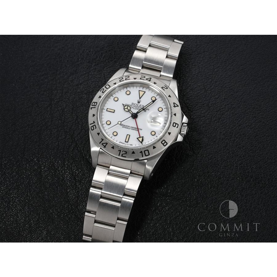 ロレックス エクスプローラーII Ref.16570 ステンレススチール ホワイト文字盤 オイスターブレスレット | エクスプローラーII | 10