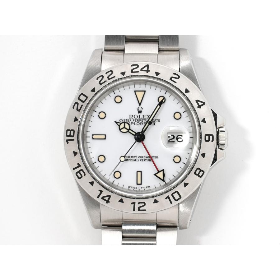 ロレックス エクスプローラーII Ref.16570 ステンレススチール ホワイト文字盤 オイスターブレスレット | エクスプローラーII | 01