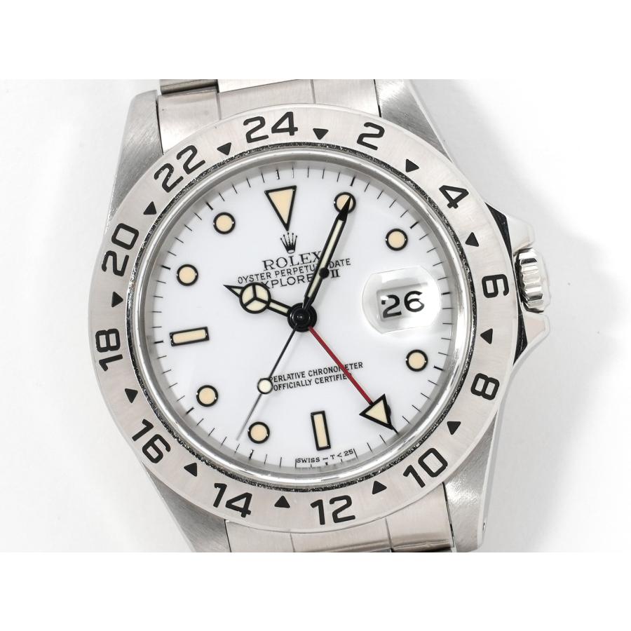 ロレックス エクスプローラーII Ref.16570 ステンレススチール ホワイト文字盤 オイスターブレスレット | エクスプローラーII | 02