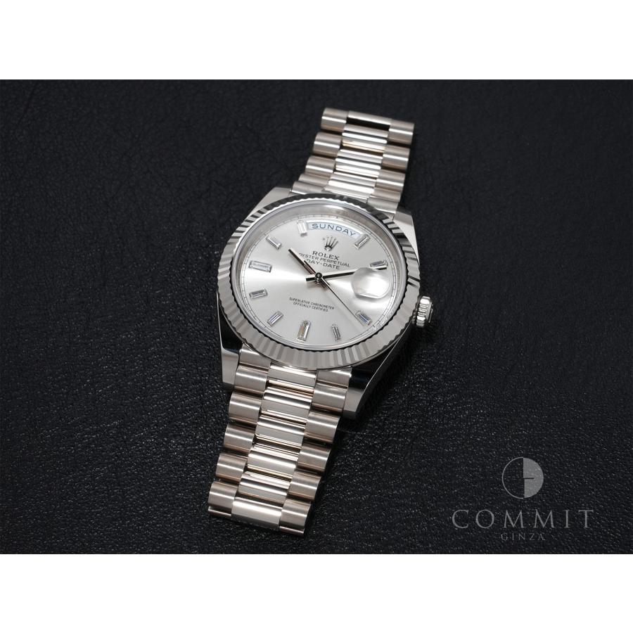 ロレックス デイデイト40 Ref.228239A ホワイトゴールド シルバーx10Pダイヤ文字盤 | デイデイト | 10